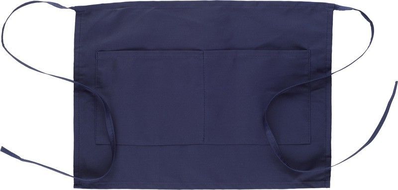 Delantal francés 35x50cm con 2 bolsos Marino