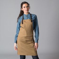 Delantal peto cinta cuero colores