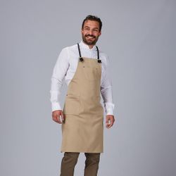 Delantal peto cordón trenzado colores