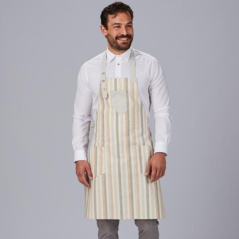 Delantal Peto rayas