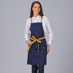 Delantal Peto Tirantes Contraste 88x74 Cm
