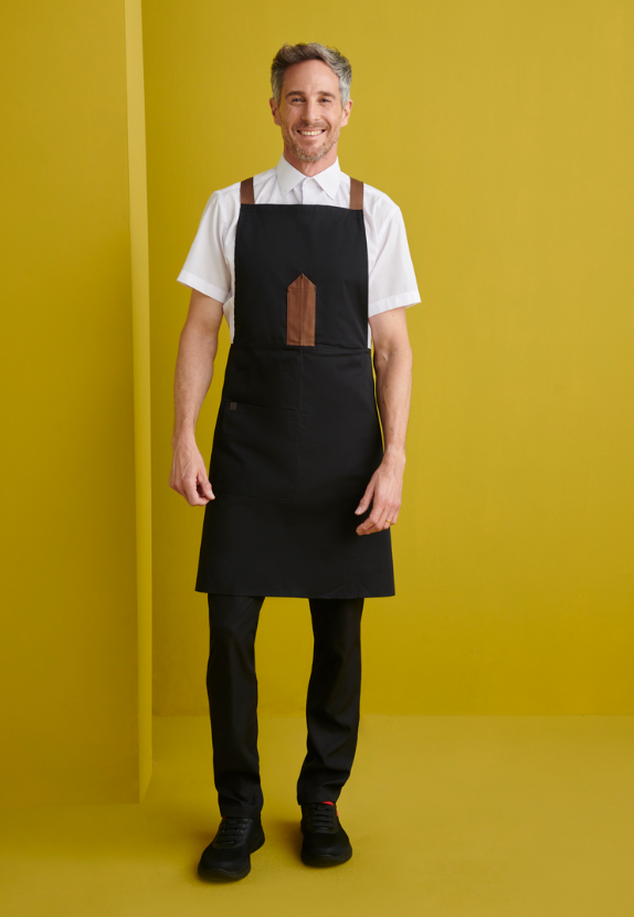 Delantal peto tirantes cruzados colores