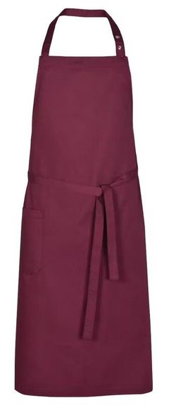 Delantal presiones granate