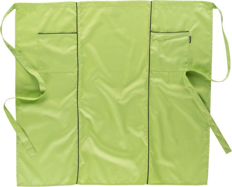 Delantal sin peto 90x85 Vivo a contraste Verde Lima