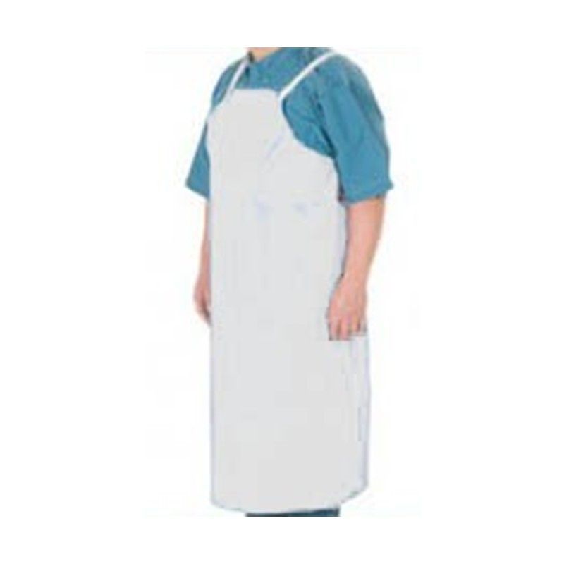 Delantales alta protección blancos