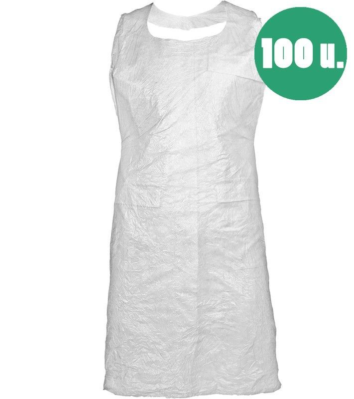 Delantales de un solo uso opacos standard - 100u