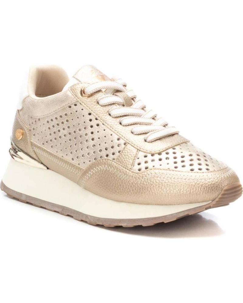 Deportivo con cordones metalizado Xti Oro