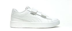 Deportivos Puma 394253 piel vegana blanco