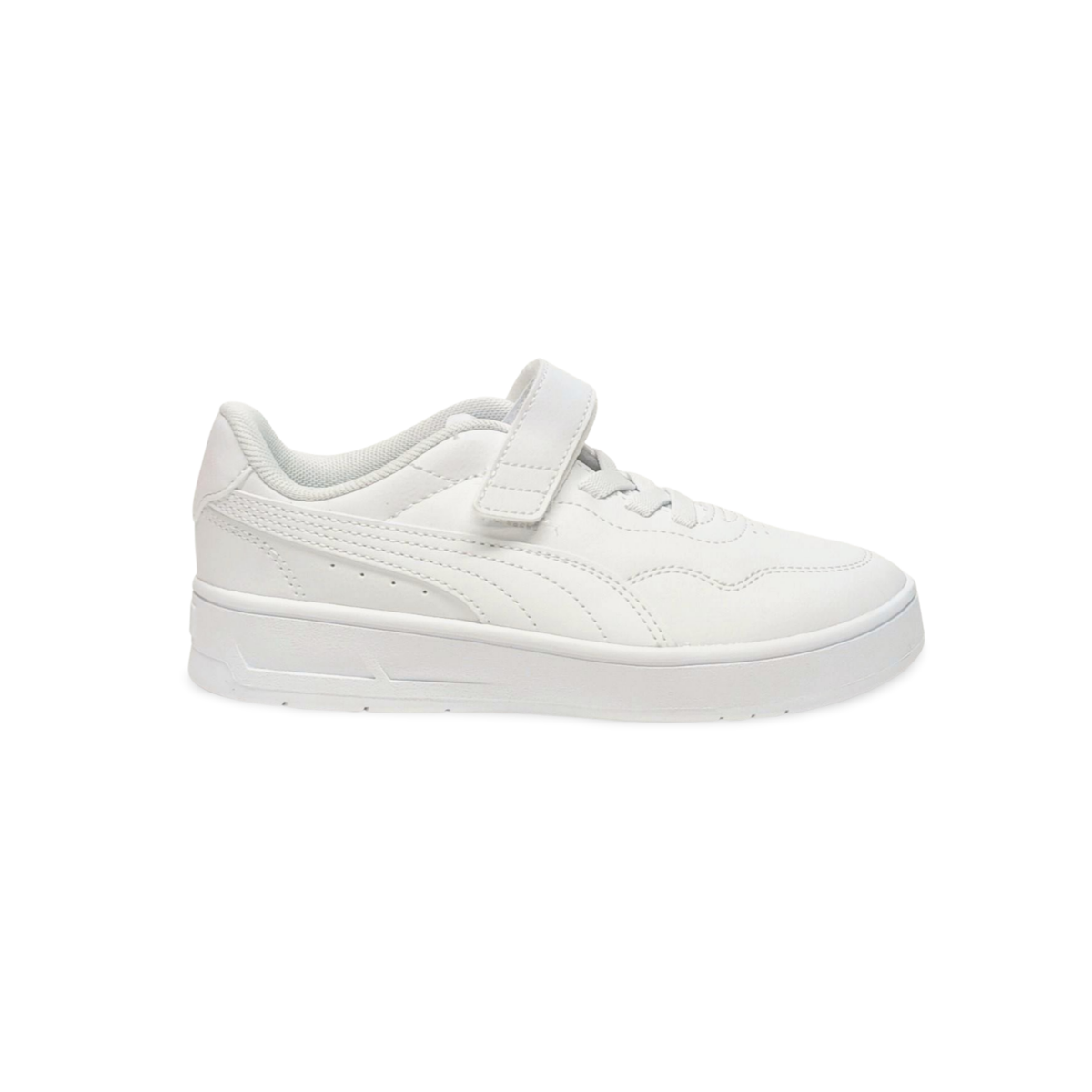 Deportivos Puma 402305 piel vegana blanco