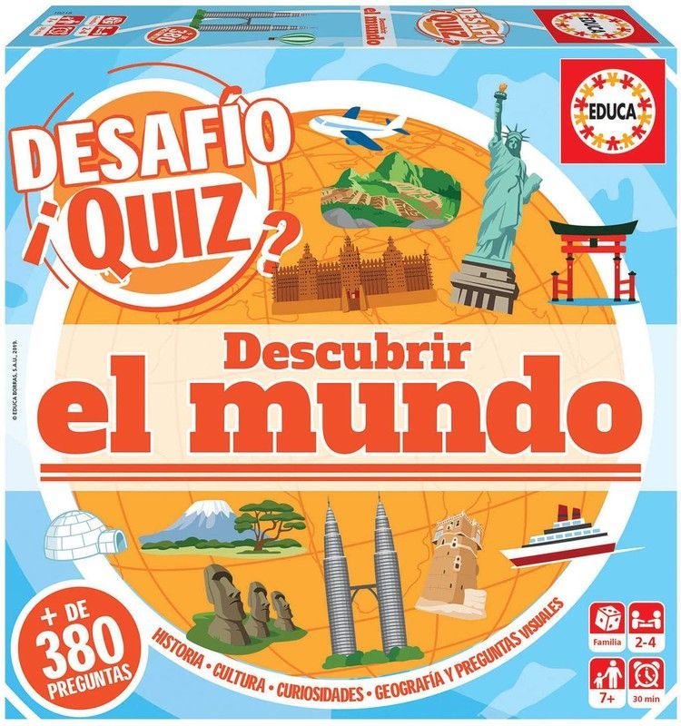 Desafío Quiz: Descubrir El Mundo - Educa