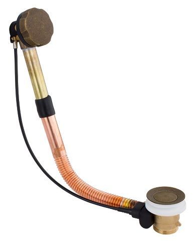 DESAGÜE AUTOMATICO DE BAÑERA DE LATON 45-55 CM