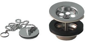 DESAGÜE LAVABO TAPÓN LATÓN 1"1/4 PARA LAVABO