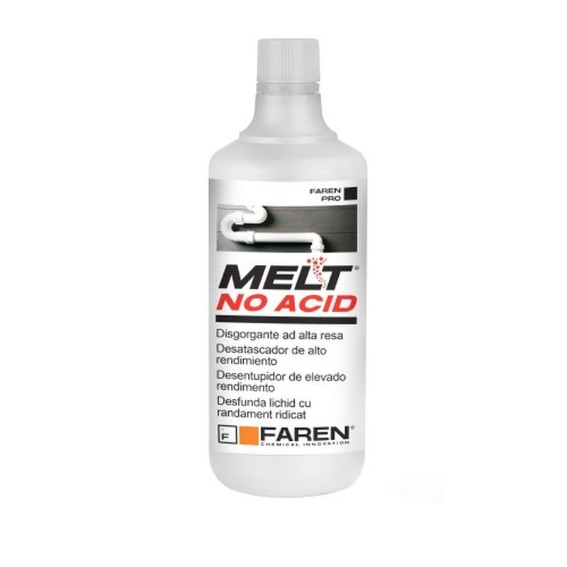 Desatascador sin ácido sulfúrico MELT NO ACID - 1LT. Código 3LS001
