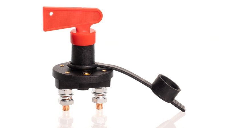 Desconectador 12/24V unipolar llave extraible Náutica