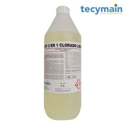 Desinfectante limpiador clorado limon scv 2 en 1 1l. Klarynet
