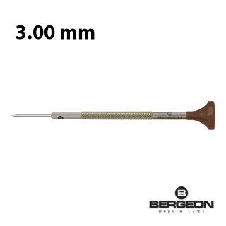 Destornillador De Precisión Bergeon Acero 045075/10 Punta Plana De 3.00mm