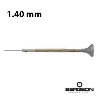 Destornillador De Precisión Bergeon Acero 045075/6 Punta Plana De 1.40mm