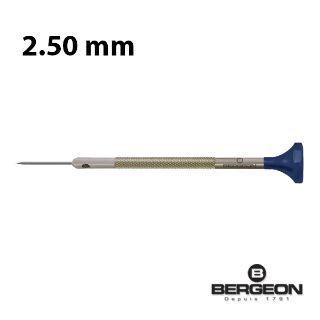 Destornillador De Precisión Bergeon Acero 045075/9 Punta Plana De 2.50mm