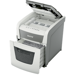 Destructora IQ Auto+ para pequeña oficina 50 P4, autoalimentación, blanca