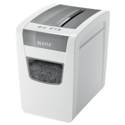 Destructora Leitz IQ Slim Home Office P4 blanco/plata