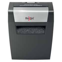 Destructora Rexel Momentum X308, negro/plata