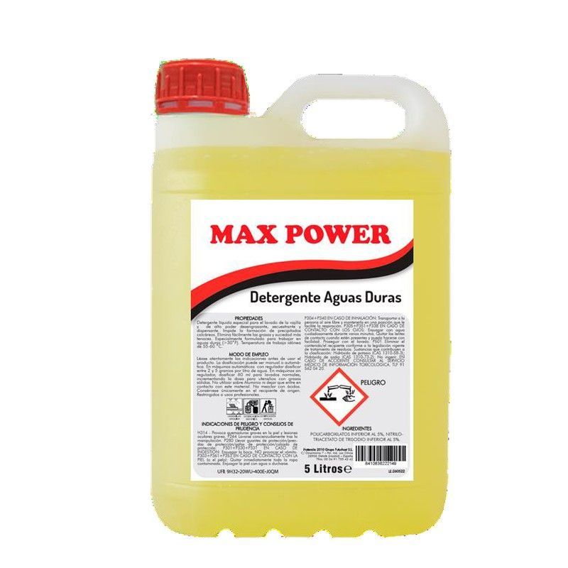 Detergente aguas duras, 5 litros
