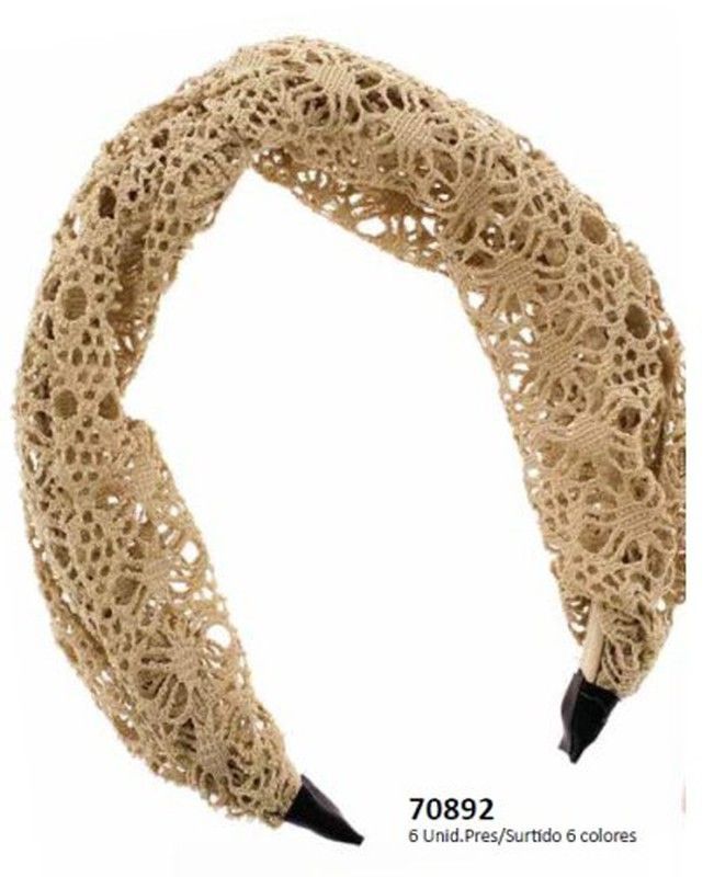 Diadema Ancha Tela Calada R-70892