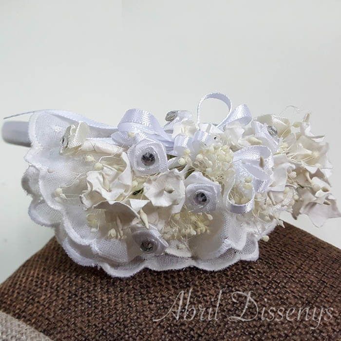 Diadema con Rosas y Estrellas