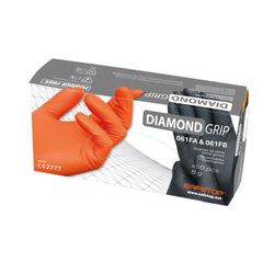 DIAMOND GRIP, Guante 8g diamantado doble cara negro Cx 50