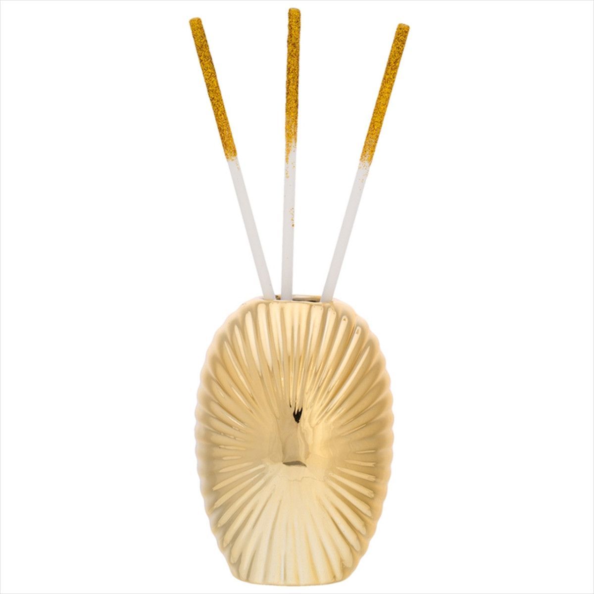 Difusor Fragancia Latón Oval 2152-02OR Dorado