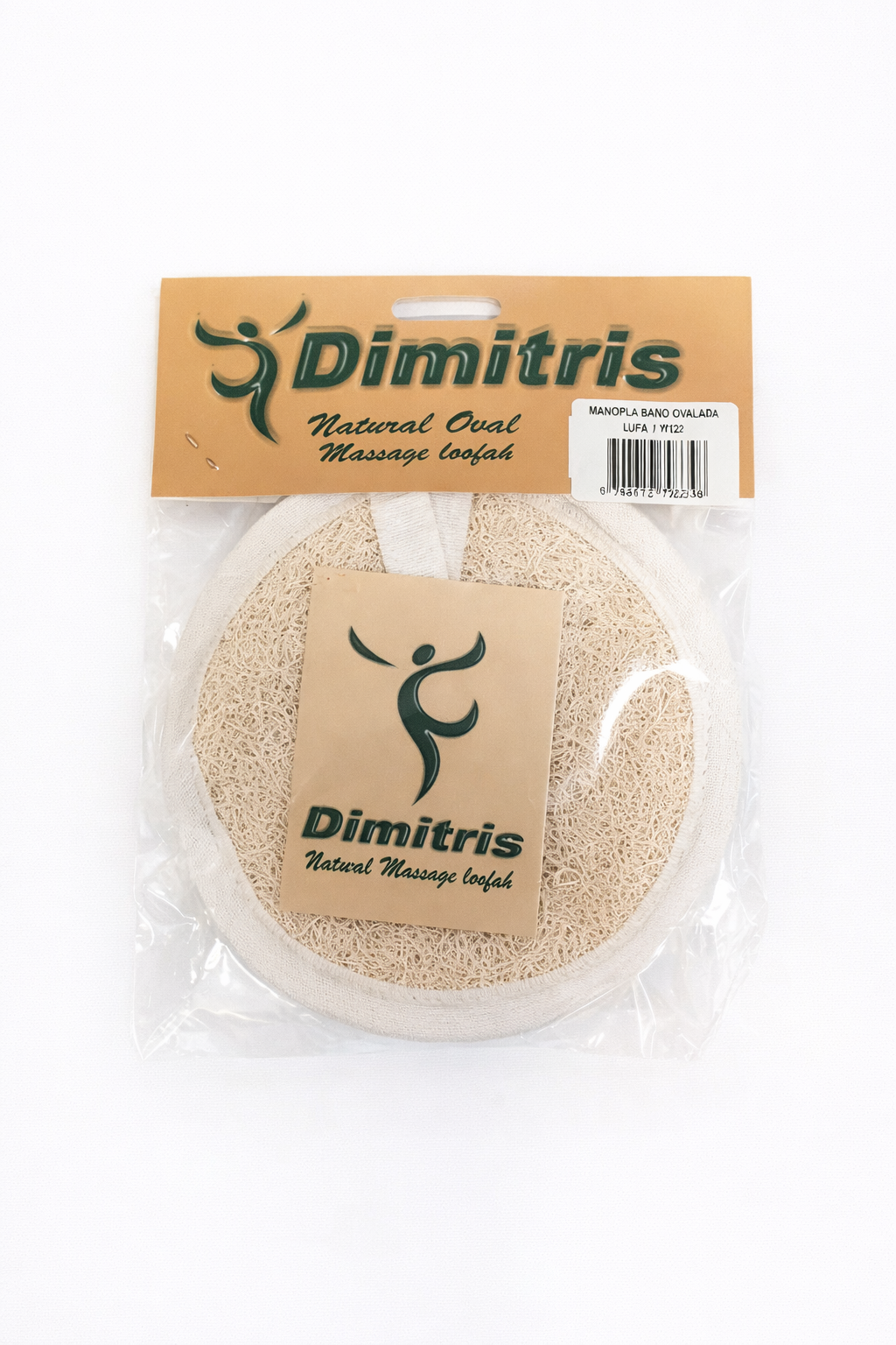 Dimitris Manopla Luffa y Rizo Redonda u Ovalada