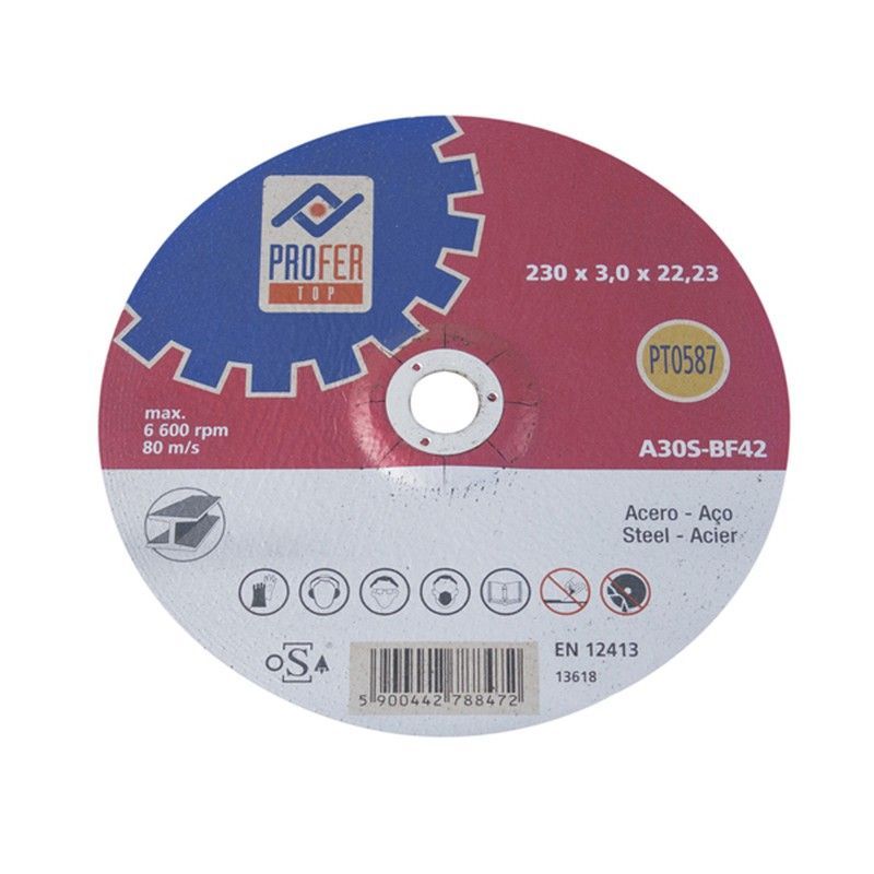 Disco C Acero Bombeado 230X3 MM