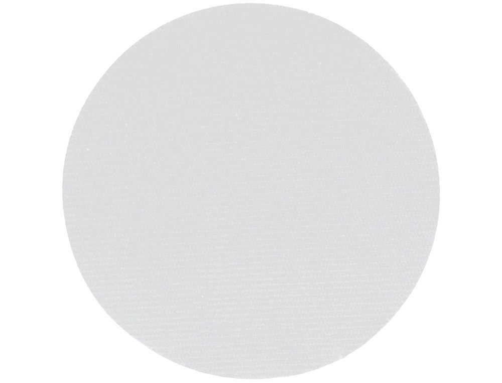 Disco de cierre plico velcro autoadhesivo 20 mm diametro color blanco caja de 200 unidades