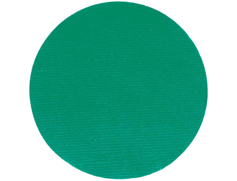 Disco de cierre plico velcro autoadhesivo 20 mm diametro color verde caja de 200 unidades