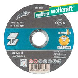 Disco De Corte Para Metal Ø 115 X 1,0 X 22,23mm. 1683999 Wolfcraft