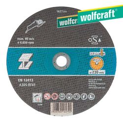 Disco De Corte Para Metal Ø 230 X 2,5 X 22,23mm. 1627099 Wolfcraft