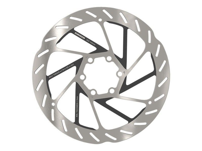 🔥 Disco de Freno SRAM HS2 160mm 6 Tornillos Biselado | Potencia de Frenado Mejorada y Mayor Disipación Térmica 🚴‍♂️🛑