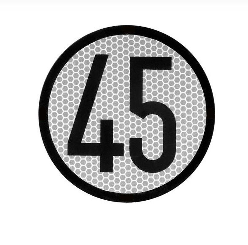 Disco metálico limitación velocidad 45km/h PEQUEÑA