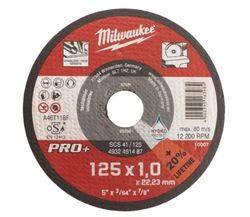 Disco Milwaukee corte fino metal Pro+ SCS41/125
