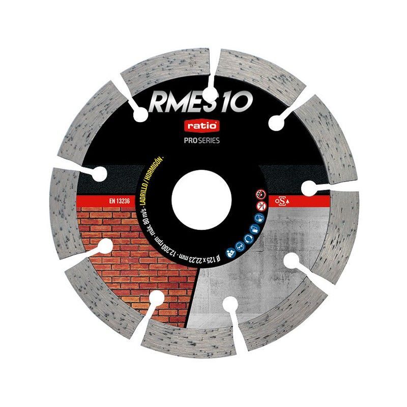 Disco Segm.Laser Rmes10 125Mm.Ratio