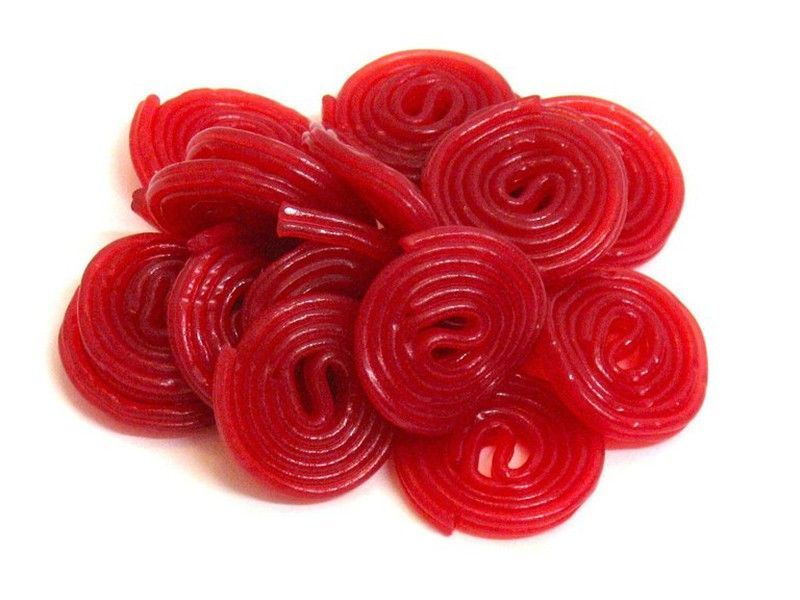 Discos de regaliz de fresa  (2 Kg) de Haribo