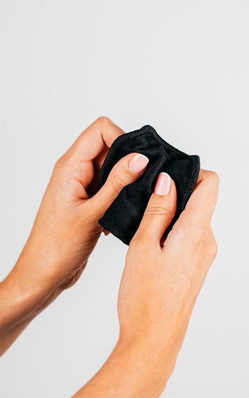 Discos desmaquillantes  Negro