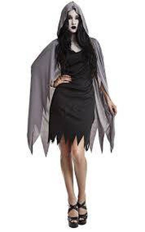 Disfraz adulto de spectro mujer Kimokawaii