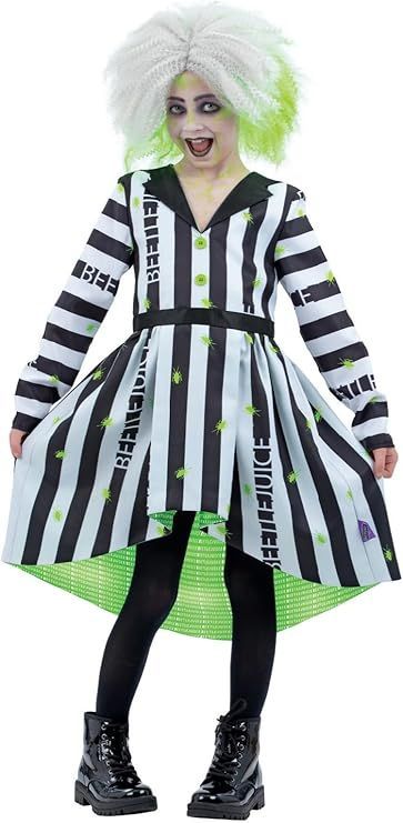 Disfraz Beetlejuice infantil niña