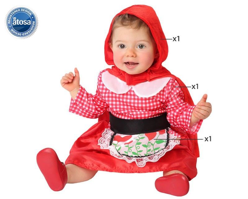 Disfraz caperucita bebé