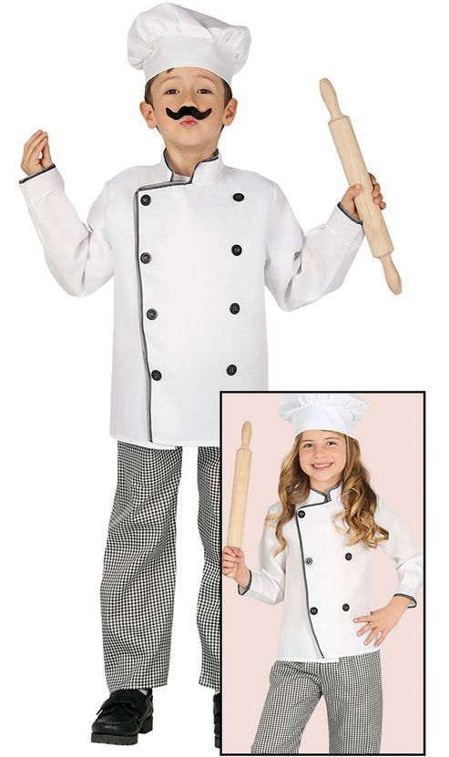 Disfraz Cocinero para Niño -Talla: 10 a 12 Años