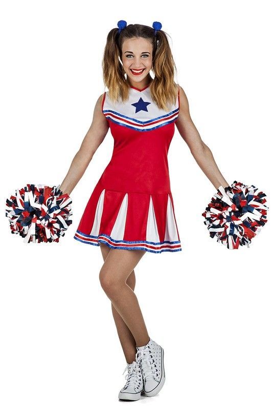 Disfraz de animadora adulta Kimokawaii