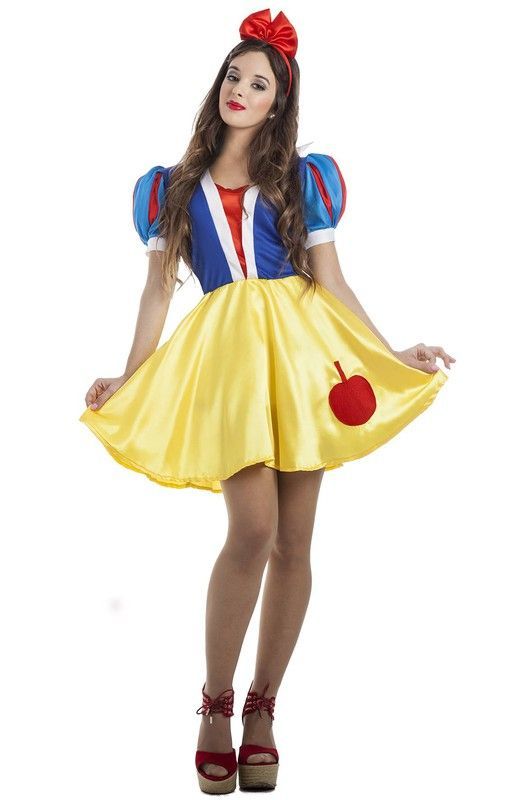 Disfraz de blancanieves adulta Kimokawaii