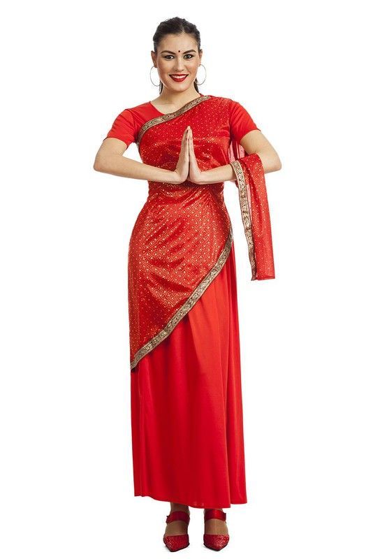 Disfraz de bollywood mujer Kimokawaii