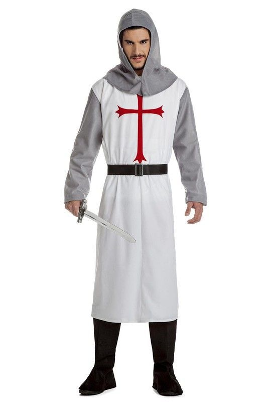 Disfraz de caballero cruzado adulto Kimokawaii